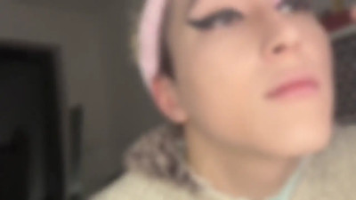 Sissy boy feminization with hard daddy suck and fuck