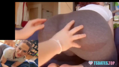 Melody in Yoga Pants Sniff, Lick, Suck, Fuck, Cum, Swallow