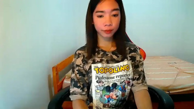 Filipina shemale strips and cums