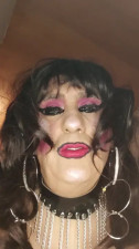 Big Tits and heavy makeup