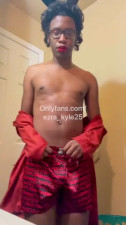 Black Femboy Strips for you on Halloween