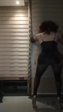 AlexaTVMex in sexy miniskirt