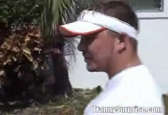 TrannySurprise - Park Pussy