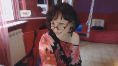 Hot shemale milf sucks cock and doggied on the floor