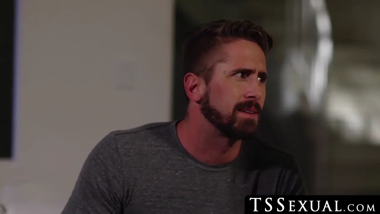 Watch Shemale strokes her man to a massive cum explosion after anal sex Shemale Porn Videos | TranSexBig.