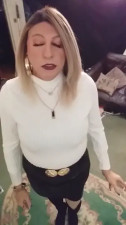 White polo and knee boots