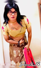 bambi in ghagra choli stripdance
