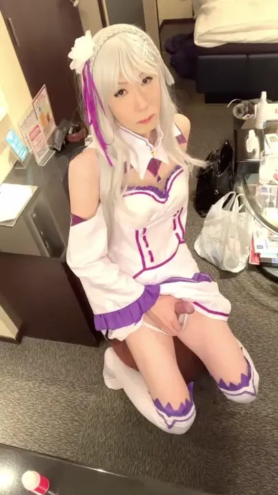 Watch Cosplay(Emilia) crossdresser Shemale Porn Videos | TranSexBig.