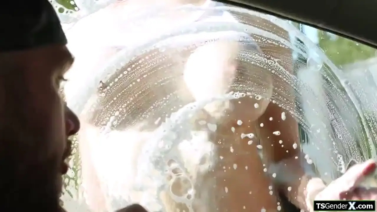 Watch Tgirl Emma Rose gives carwash n blowjob Shemale Porn Videos | TranSexBig.