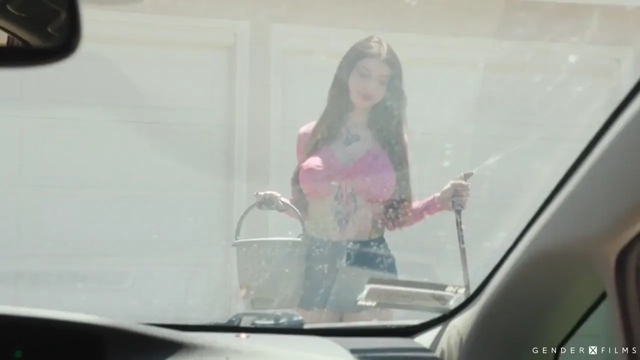 Watch Carwash TS babes Gracie and Jayne analed by customer Shemale Porn Videos | TranSexBig.