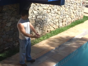 Pool Hottie Gets Picked Up