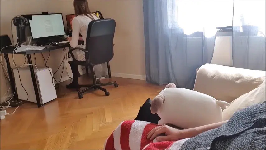 Watch Perfect sissy finishes work and starts sucking Shemale Porn Videos | TranSexBig.