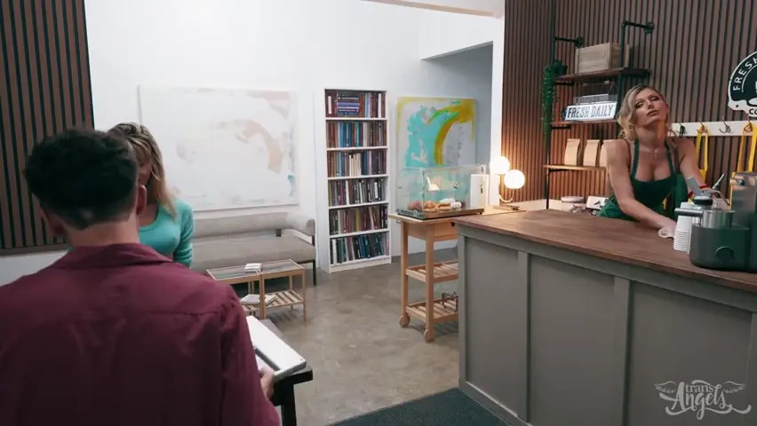 Watch Balls Deep In The Barista Shemale Porn Videos | TranSexBig.