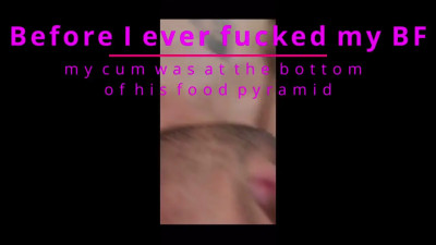 Big White TS Dick: Eating Jesse's Cum