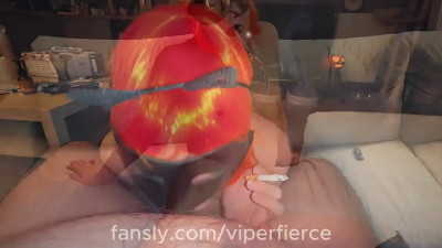 Smoking Sissy Slut Deepthroats Her Step-daddy