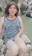 Sexy Outdoor Crossdresser