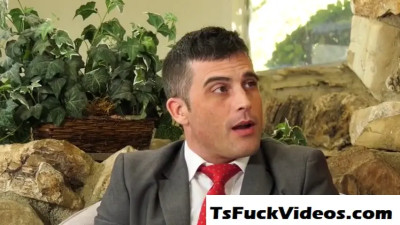 Frisky trans girl taking guys to pound town