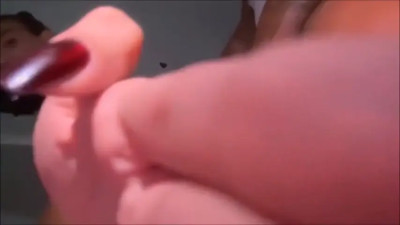 Amazing curly shemale torn apart by big black cock