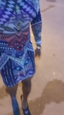 EbonyQveen gets quick nut in Downtown Chicago alley after night of getting fucked!