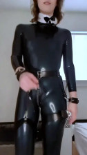 She Looks Good in Latex