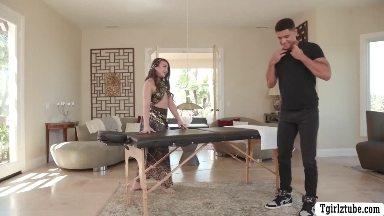 Watch Horny TS masseuse suck and ride customers dick Shemale Porn Videos | TranSexBig.