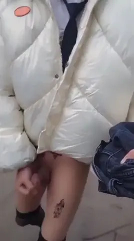 Watch Asian girl with a little PP cums twice while walking home from school Shemale Porn Videos | TranSexBig.