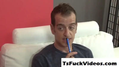 Gorgeous trans girl giving a wild ride and blow job