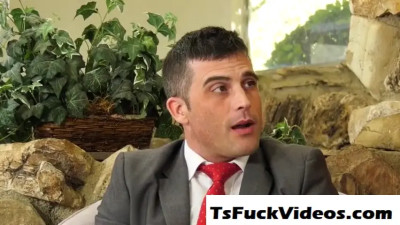 Transgender escort gives a wild ride and oral pleasure