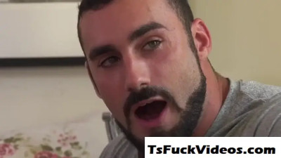 Transgender escort gets pounded hard