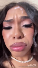 Self facial cumpilation part 3