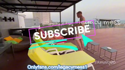 Sexy Asian tattoo Shemale fuck guy and get hard fuck deep anal by his BWC