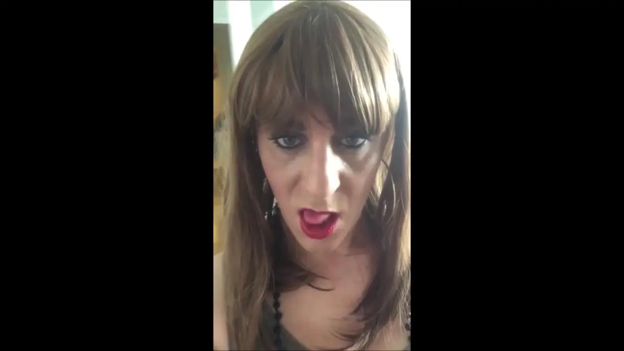 Watch Sexy Mature Crossdresser training with a big black dildo Shemale Porn Videos | TranSexBig.