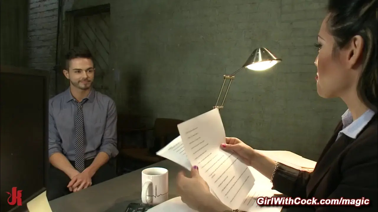 Watch Trans agent TS Foxxy face fucks handcuffed guy Turk Mason Shemale Porn Videos | TranSexBig.