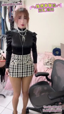 AB2503 Sexy feet secretary 50cm long dildo challenge 美腿秘书50公分假阳具大挑战