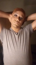 Black tgirl cums on Oatmeal Cum Pie and eats it!