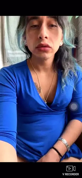 Watch BIG COCK BLUEDRESS Naughty TRANSGirl Shemale Porn Videos | TranSexBig.