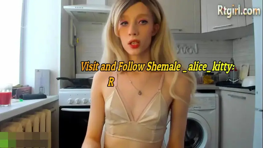 Watch small boobs blonde transgirl in lingerie dances on webcam Shemale Porn Videos | TranSexBig.