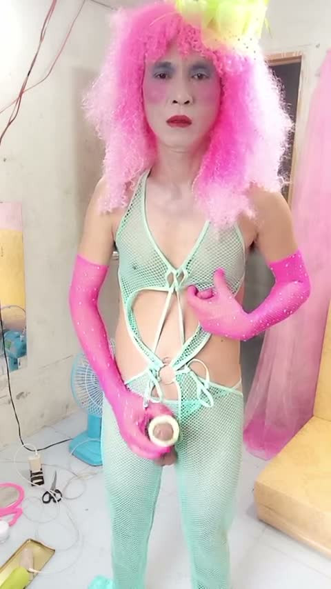 Watch Oanh Le transgender wearing sexy clothes porn cucu too much pleasure Shemale Porn Videos | TranSexBig.